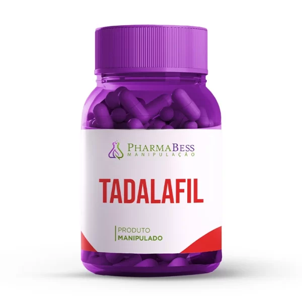 Tadalafil 5MG em cápsulas para disfunção erétil e saúde prostática.