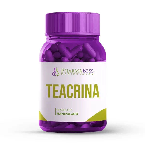 Teacrina 200mg em cápsulas - Suplemento para aumentar a performance e energia.