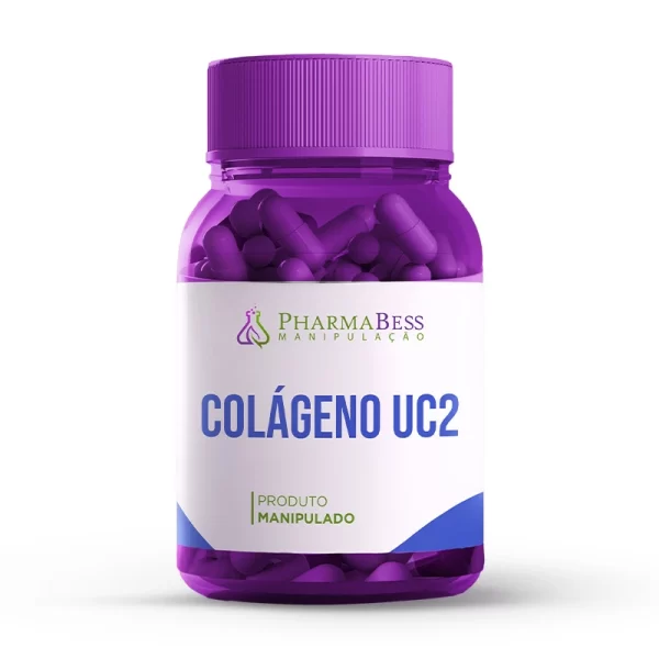 Colágeno UC-II 40mg - Suplemento em cápsulas para a saúde das articulações e flexibilidade. Imagem ilustrativa.