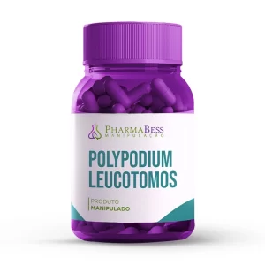 Polypodium Leucotomos 250mg - Suplemento antioxidante em cápsulas para fotoproteção e saúde da pele. Imagem ilustrativa.