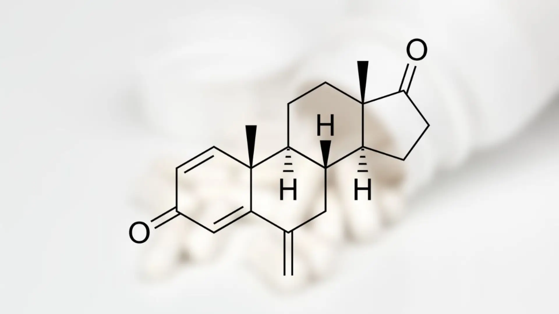 Fórmula química do Exemestano